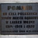 Dabrowa Tarnowska pomnik I wojny swiatowej 02